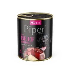 Piper ADULT 800g konzervirana hrana za odrasle pse z govejimi vampi in rdečo peso