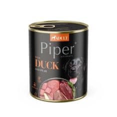 Piper ADULT 800g konzerva raca in hruška za odrasle pse