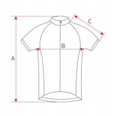 Korbi Kolesarski komplet, majica in hlače, gel vložek 9D, XL