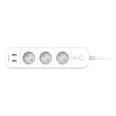Tenda SP15 Beli - Pametni napajalnik Wi-Fi 3x 230V EU, 2x vrata USB