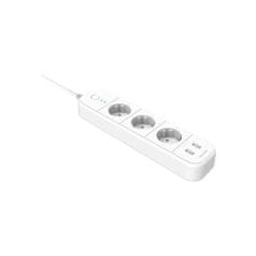 Tenda SP15 Beli - Pametni napajalnik Wi-Fi 3x 230V EU, 2x vrata USB