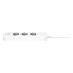 Tenda SP15 Beli - Pametni napajalnik Wi-Fi 3x 230V EU, 2x vrata USB