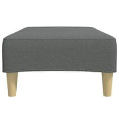 Vidaxl Stolček za noge temno siv 77x55x31 cm blago