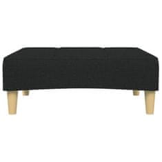 Vidaxl Stolček za noge črn 77x55x31 cm blago