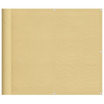 Vidaxl Balkonsko platno peščeno 90x600 cm 100 % poliestrski oxford