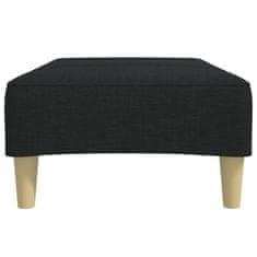 Vidaxl Stolček za noge črn 77x55x31 cm blago