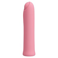 PRETTY LOVE Curtis polnilna mini vibrator s stimulativnim vzorcem koncentričnih krogov roza