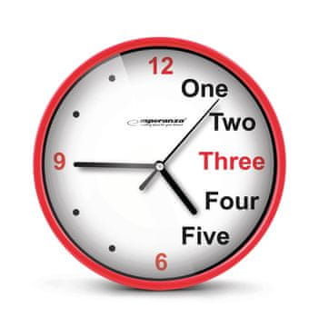 Esperanza EHC014R Stenska ura Esperanza Praga rdeča