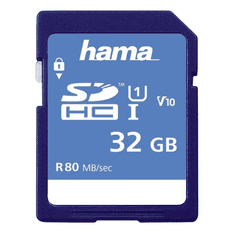 Hama Pomnilniška kartica SDHC 32 GB Class 10, UHS-I 80 MB/s