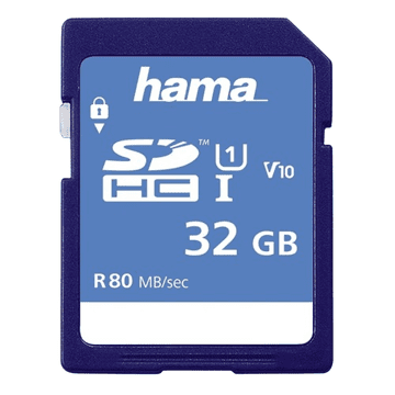Hama Pomnilniška kartica SDHC 32 GB Class 10, UHS-I 80 MB/s