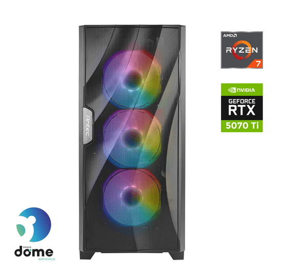 Anni Gamer Extreme namizni računalnik, R7-5700X3D, 32GB, SSD2TB, RTX5070 Ti, FreeDOS