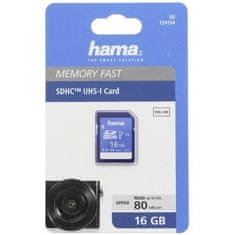 Hama Pomnilniška kartica SDHC 16 GB Class 10, UHS-I 80 MB/s