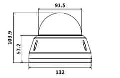 Avtech  DGM8449SVATP - 8MPX motorizirana zoom IP dome kamera