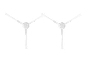 VIOMI Set dveh stranskih krtač za Viomi V2 Pro, V2 Max, SE, Proscenic M6 Pro, Bela