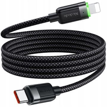 1 to 3 MCDODO POLNILEC USB-C STRELA HITRO POLNJENJE KABEL ZA IPHONE 1M VODIL