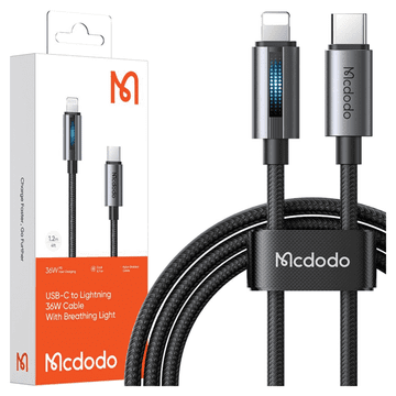 1 to 3 MCDODO POLNILEC USB-C STRELA HITRO POLNJENJE KABEL ZA IPHONE 1M VODIL