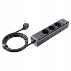 1 to 3 MCDODO POLNILEC ZA NAPAJALNI TRAK TIPA C 6X USB-C USB AC 1,5 M