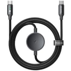 1 to 3 MCDODO INDUKCIJSKI POLNILEC ZA SAMSUNG GALAXY WATCH 2V1 USB-C LAPTOP KABEL