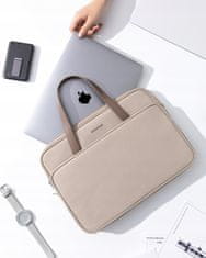 1 to 3 INNOSTYLE ŽENSKA TORBA ZA PRENOSNI RAČUNALNIK 15 6 16 VODOODPORNA OMNIPROTECT BEIGE