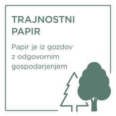 Avery Zweckform Z-Design božične nalepke 52800, dekoracija in označitev daril, voščilnic. 56 etiket/zavitek, motiv: zlate zvezdice, material: papir