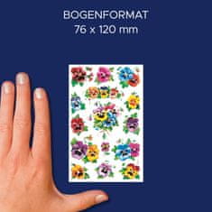 Avery Zweckform Z-Design dekorativne nalepke 4398, dekoracija, označevanje, igranje, zbiranje v albumu, 45 etiket/zavitek, motiv: cvetovi, material: papir, angleški izraz: Sticker
