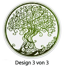 Avery Zweckform Z-Design dekorativne nalepke 56817, dekoracija, označevanje, igranje, zbiranje v albumu, 50 etiket/kolut, motiv: drevo življenja, material: folija, angleški izraz: Sticker