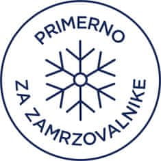 Avery Zweckform Z-Design nalepke za gospodinjstvo 59371, označitev posod s hrano za zamrzovalnike, 40 etiket/zavitek, barva: bela in modra, material: papir