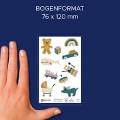 Avery Zweckform Z-Design dekorativne otroške nalepke 56947, označevanje, igranje, zbiranje v albumu, 30 etiket/zavitek, motiv: razni otroški motivi, material: papir, angleški izraz: Sticker