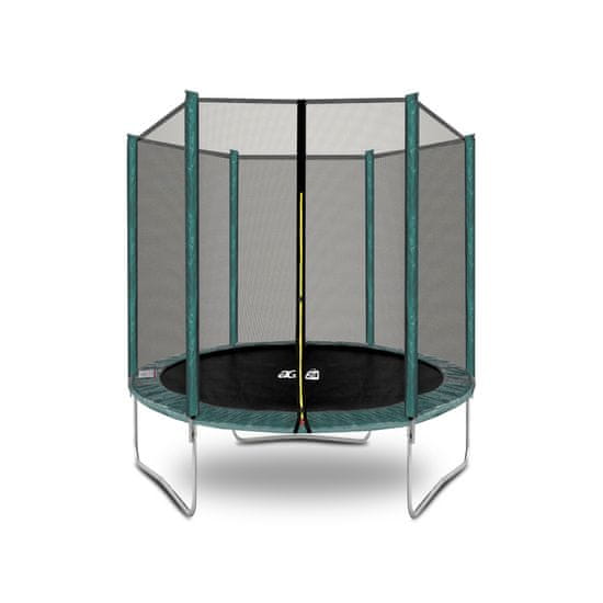 aGa SPORT TOP Trampolin 180 cm Temno Zelena + zaščitna mreža