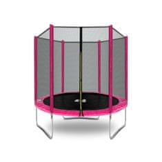 Aga SPORT TOP Trampolin 180 cm Roza + zaščitna mreža