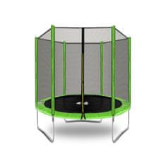 Aga SPORT TOP Trampolin 180 cm Svetlo zelena + zaščitna mreža