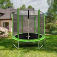 Aga SPORT TOP Trampolin 180 cm Svetlo zelena + zaščitna mreža