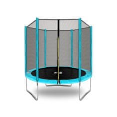 Aga SPORT TOP Trampolin 180 cm Svetlo modra + zaščitna mreža