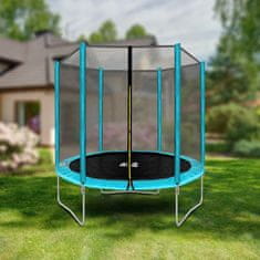 Aga SPORT TOP Trampolin 180 cm Svetlo modra + zaščitna mreža