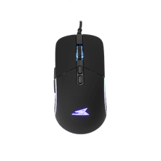 Baracuda MIŠKA BGM-011 NAUTILUS Črna RGB / 12.800 dpi