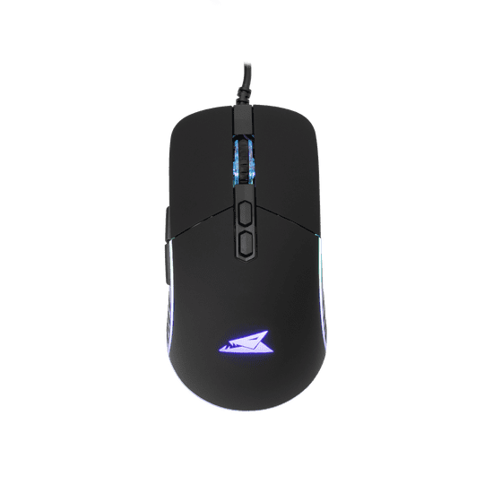 Baracuda MIŠKA BGM-011 NAUTILUS Črna RGB / 12.800 dpi