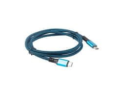 Lanberg USB-C M/M 4.0 kabel 1,2 m 100W 8K 30Hz modro-črna