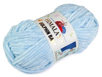 Pletena preja Dolphin Baby 100 g - (80306) svetlo modra