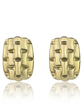 Marc Malone Ekstravagantni pozlačeni uhani Cassidy Gold Earrings MCE24007G