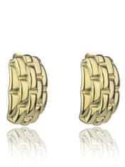 Marc Malone Ekstravagantni pozlačeni uhani Cassidy Gold Earrings MCE24007G