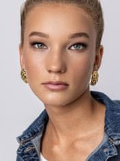 Marc Malone Ekstravagantni pozlačeni uhani Cassidy Gold Earrings MCE24007G