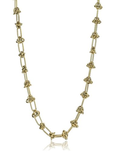 Marc Malone Ogrlica iz pozlačenega jekla Jordan Gold Necklace MCN24011G