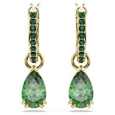 Swarovski Bleščeči pozlačeni uhani 2 v 1 Attract 5723564