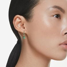 Swarovski Bleščeči pozlačeni uhani 2 v 1 Attract 5723564