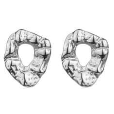 Marc Malone Dizajnerski jekleni uhani Haisley Silver Earrings MCE24014S