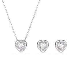 Swarovski Očarljiv komplet nakita Ariana Grande x Swarovski 5720849 (verižica, uhani)