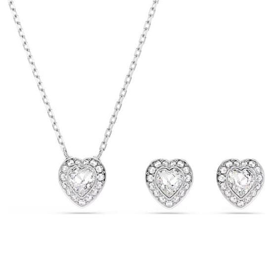 Swarovski Očarljiv komplet nakita Ariana Grande x Swarovski 5720849 (verižica, uhani)