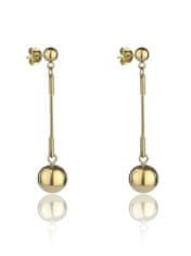 Marc Malone Pozlačeni viseči uhani Amanda Gold Earrings MCE24002G