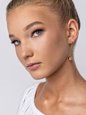 Marc Malone Pozlačeni viseči uhani Amanda Gold Earrings MCE24002G