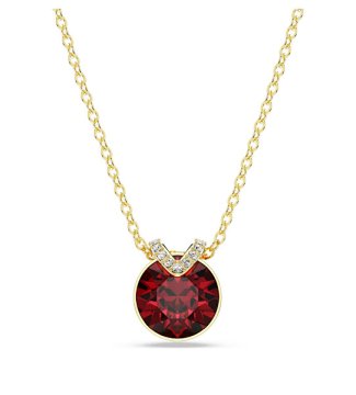 Swarovski Čudovita pozlačena ogrlica Bella 5724287